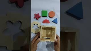 Mainan Kayu Edukatif Shape Intelligence Box #shorts