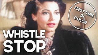 Whistle Stop | COLORIZED | George Raft | Film Noir Movie | Crime Film