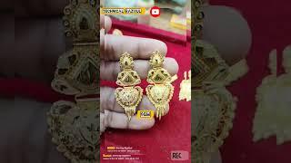 Unveiling the Darkest Secrets of Fancy Gold Design Earrings #gold #shortvideo #youtubeshorts #viral