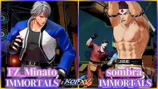 KOF XVThe Next Level Of Shatter Strike Rank Match FZ_Minato VS sombra️The Battle of Warriors