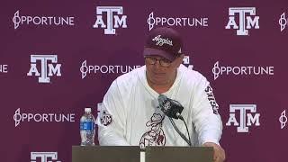 Mike Elko discusses Texas A&M's loss to Texas