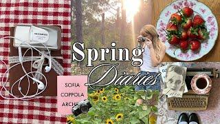 spring diaries | journaling, strawberry picking, & film photography 