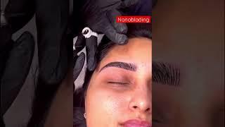 Nanoblading Dubai #shorts #nanobladingdubai #dubaibrows #fluffybrows #microblading