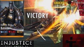 Injustice Gods Among Us iOS - Batman Ninja Batman Challenge Standard Difficulty