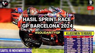 Hasil Motogp Hari ini~Hasil Sprint Race Gp Barcelona 2024~Klasemen Motogp 2024 Terbaru~JadwalMotogp