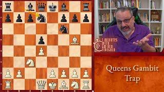 5 Minutes with GM Ben Finegold: Queen's Gambit Trap