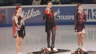 Valieva, Trusova, Shcherbakova - RusNats 2022 - Awards Ceremony - 26-12-2021