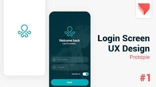 Login Screen UX Design with ProtoPie | Part 1