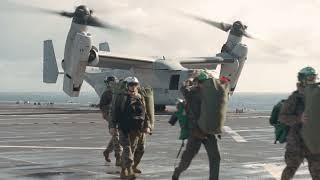 15th MEU Completes Aircraft Cross Deck to USS Miguel Keith