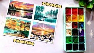  Painting Gouache Landscapes  Himi Gouache