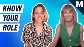 Kristen Stewart and Mackenzie Davis Test Their Movie Couple Knowledge | Know Your Role