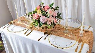 DIY Wedding Table Runnder /Wedding Decoration / 2024007