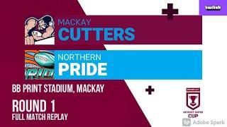 FULL MATCH REPLAY- INTRUST SUPER CUP RD1 | CUTTERS V PRIDE