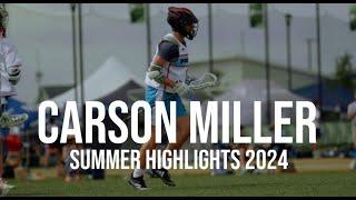 Carson Miller 2024 Summer Highlights - Predators AA - Midfield