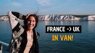 FRANCE to UK with a FERRY - Van Life England