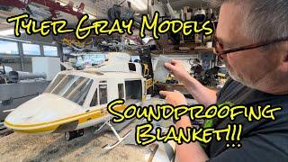 Tyler Gray Models Soundproofing Blanket for Roban  UH-1 Hueys