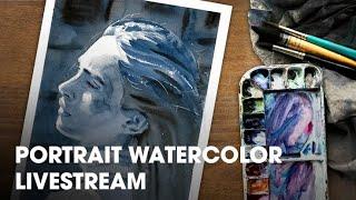 Portrait Watercolor Demo with Liron Yanconsky