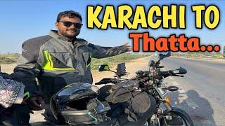 Karachi to Thatta | Karachi to Kala pahar | moto vlog | part#01@jameelshahtraveler4056