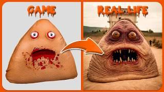 Bou's Revenge - Game VS Real Life | Pou In Real Life - All Secrets