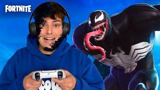 PROVO LA SKIN DI VENOM SU FORTNITE *difficilissimo giocarci*