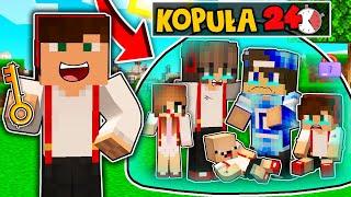 UWIĘZIŁEM RODZINĘ I PRZYJACIELA W NIEZNISZCZALNEJ KOPULE W MINECRAFT?! GPLAY & LAKI