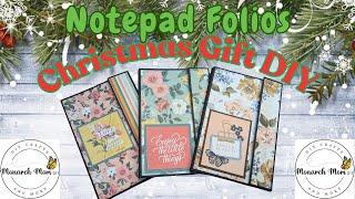 ⭐CHRISTMAS GIFT DIY| Notepad Folios | CRAFT SHOW PROJECT IDEA⭐