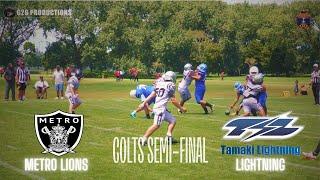 AMERICAN FOOTBALL AUCKLAND - COLTS SEMI-FINAL METRO LIONS vs TAMAKI LIGHTNING (Colts Match)