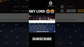 SKY LORD rip #virlvideo #shortsfeed #tranding #virl #freefire #ajjubhai #reels #gaming #skylord