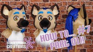 HowTo... #7 Work on a Toony Hyena Head - Part 01 - Head Fur Pattern