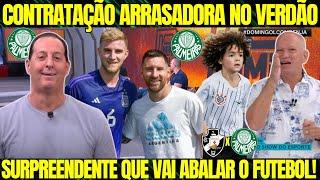 "PALMEIRAS DÁ SHOW NO MERCADO DA BOLA" E RIVAIS NÃO SE AGUENTAM DE INVEJA SE TREME! NOTÍCIAS VERDÃO