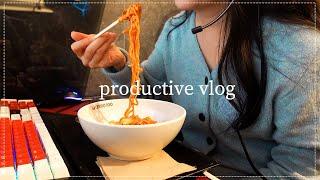 vlog.PC방에서 월급 탕진하는 갓생직장인 |PC방에서 저녁 때우는 일상 | 디자인 공부하는 문과직장인 