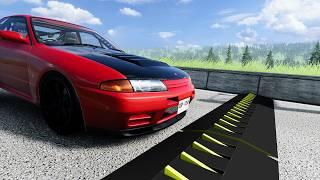 Massive Spike Strip Pileup Car Crashes #129 – BeamNG Drive | CrashBoomPunk