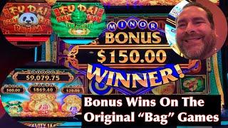 Bonus Wins on Original Bag Games - Fu Dai Lian Lian Dragon and Panda