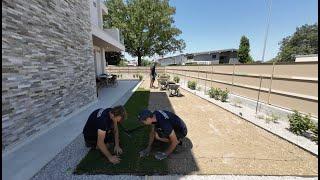 Costruzione GIARDINO dall'INIZIO alla FINE tutte le fasi.