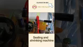Sealing cutting and shrink-wrapping the product #china  #WIN WIN PACK #machine #automatic