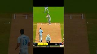 Real cricket sweep Game || inside edge bold out bowler ||  #viralshort #cricket #cricketplayer