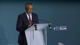 LIVE: Dr Tedros' remarks at the EIB Forum