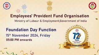 EPFO 72nd Foundation Day Function