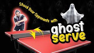 Learning Table Tennis Ghost Serve (Super Backspin) | Table Tennis Zone Tutorials