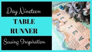 How to Sew a Beautiful Quilted Table Runner with Faodail Creation