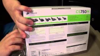 Corsair CX750 Power Supply Unboxing & Overview