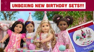 Unboxing Opening Review: New American Girl AG Happy Birthday 2 You Outfit Extra Sweet Bday Party Set