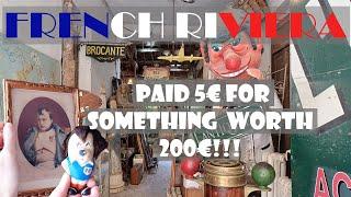 I Shop for Antiques & Collectibles in French Riviera It's Worth 200€!!!| Summer Vlog