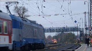 EC 279 Metropolitan & REX 2523 passing eachother in Bratislava-Lamač