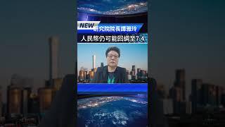 中國外匯投資研究院院長譚雅玲：人民幣仍可能回調至7.4 #人民幣 #匯率波動  #貨幣政策 #外匯市場 #中國經濟 #金融市場