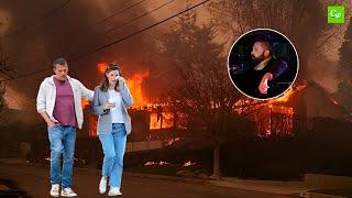 Ben Affleck RUSHES to Jennifer Garner's house as California wildfires close in