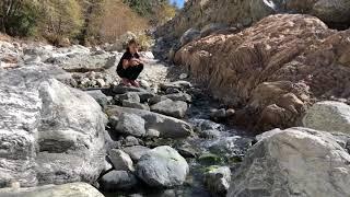 Rori & Nana Hike By A Creek ASMR