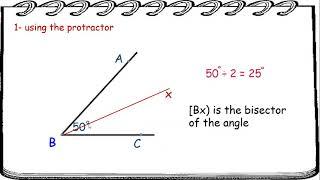 Manahej school- Math- Gr6- bisector of an angle