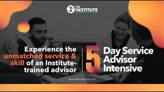 The Best Service Advisor Training in the Industry – The 5-Day Service Advisor Intensive