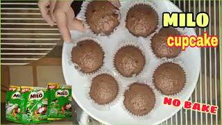 MILO CUPCAKE/ Maumbok at moist/No bake/steamed cupcake